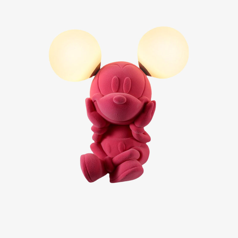 Applique murale moderne LED pour enfant Mickey