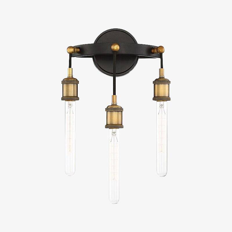 Applique murale retro LED en métal style Japon