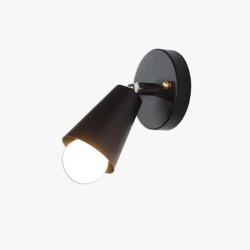 Applique murale vintage en métal noir Aniya