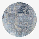 Tapis moderne rond style industriel Floor B