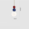 Suspension moderne en métal et boules colorés Ginna