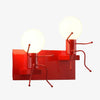 Applique design en forme de bonhomme 3D (plusieurs couleurs)