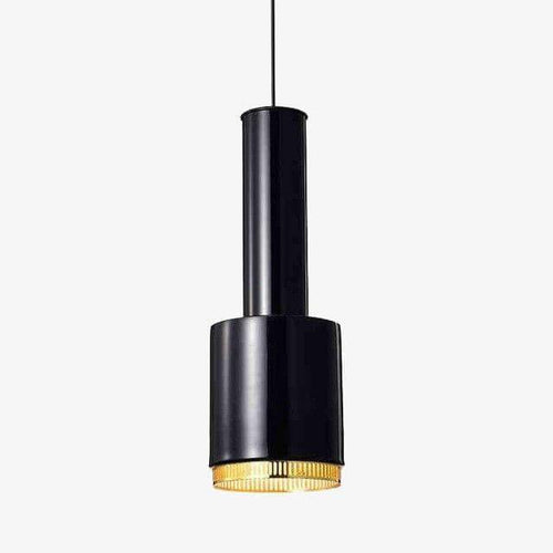 Suspension design LED en tube métal style Loft Industriel - vue 2 sur 7