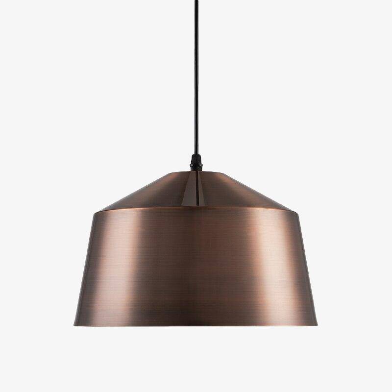 pendant light LED design with lampshade copper Loft style