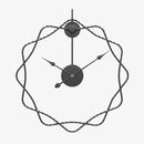 Horloge murale design étoiles décalées en métal 50cm Decor