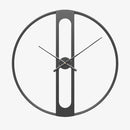 Horloge murale design rond en métal rétro 50cm Garden