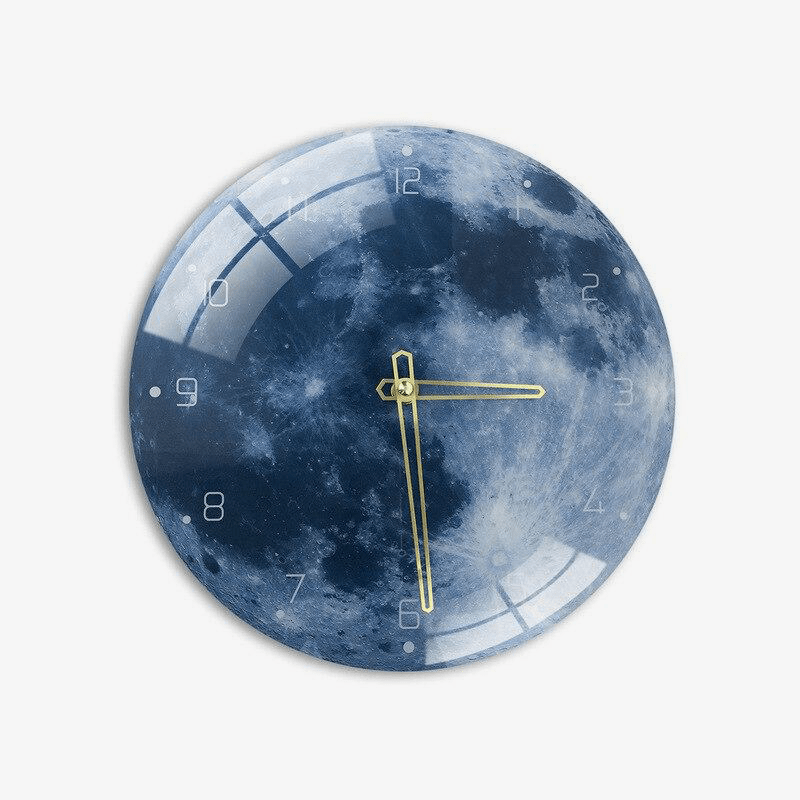 Horloge murale design style Blue Moon 28cm
