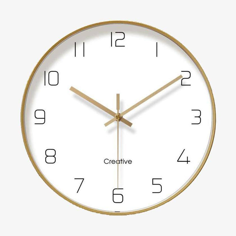 Horloge murale ronde avec chiffres 30cm Paro