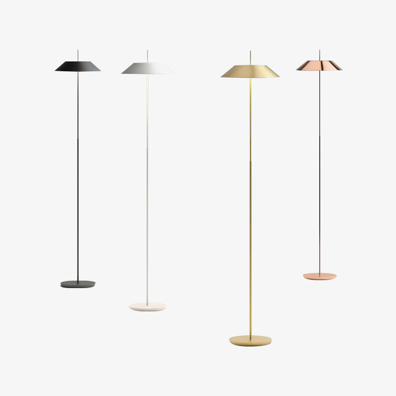 Lampadaire design abat-jour conique de couleur Contemporary