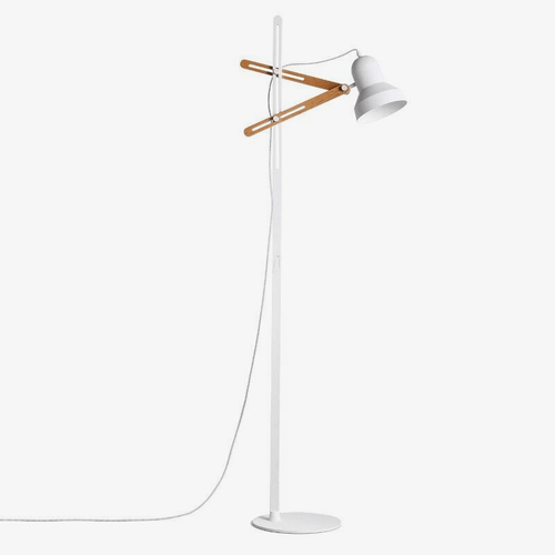 Lampadaire design ajustable avec deux épingles en bois Personality - vue 2 sur 11