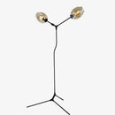 Lampadaire design avec deux boules en verre Hallway