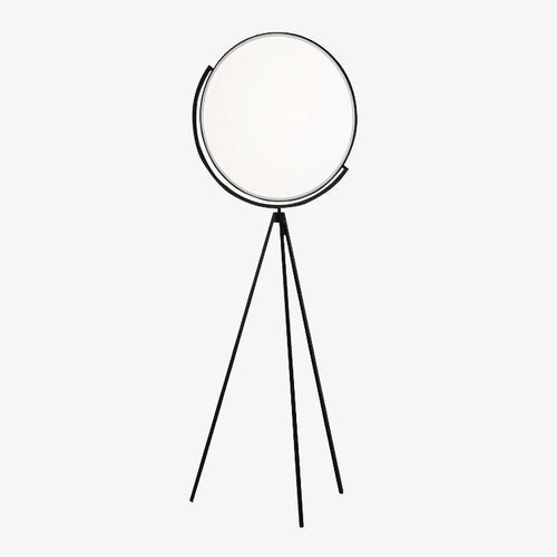 Lampadaire design LED triple pied et lampe ronde Loon