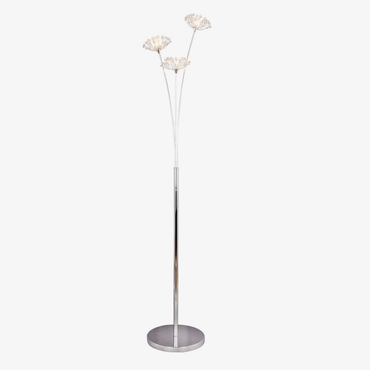 Lámpara de pie design moderna LED en forma de flor