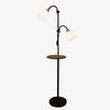 Lampadaire moderne à deux lampes ajustables