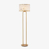 Lampadaire moderne doré avec abat-jour dessiné Japanese