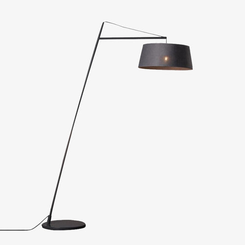 Lampadaire moderne LED avec abat-jour droit tambour Lorya