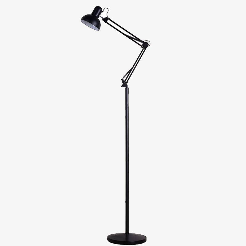 Lampadaire sur pied avec bras articulé couleurs