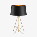 Lampe à poser design avec abat-jour et pieds chromés Novelty