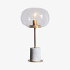 Lampe à poser design avec socle en marbre Bess