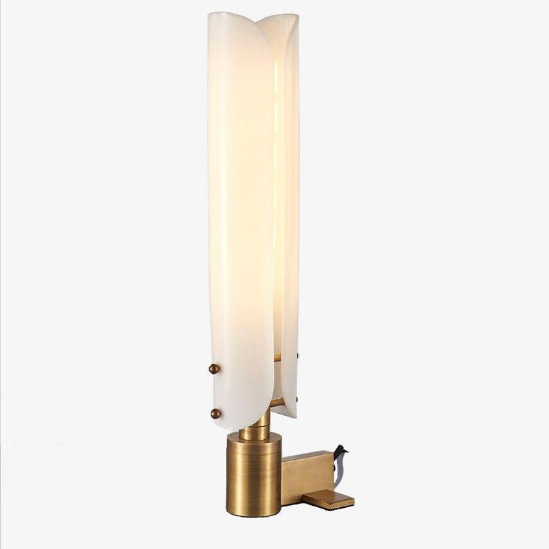 Lampe à poser design cylindrique en acier Tinella