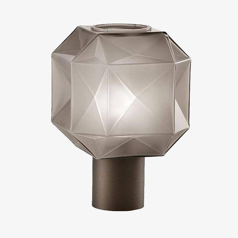 Lampe à poser design LED aux formes géométriques minimalistes