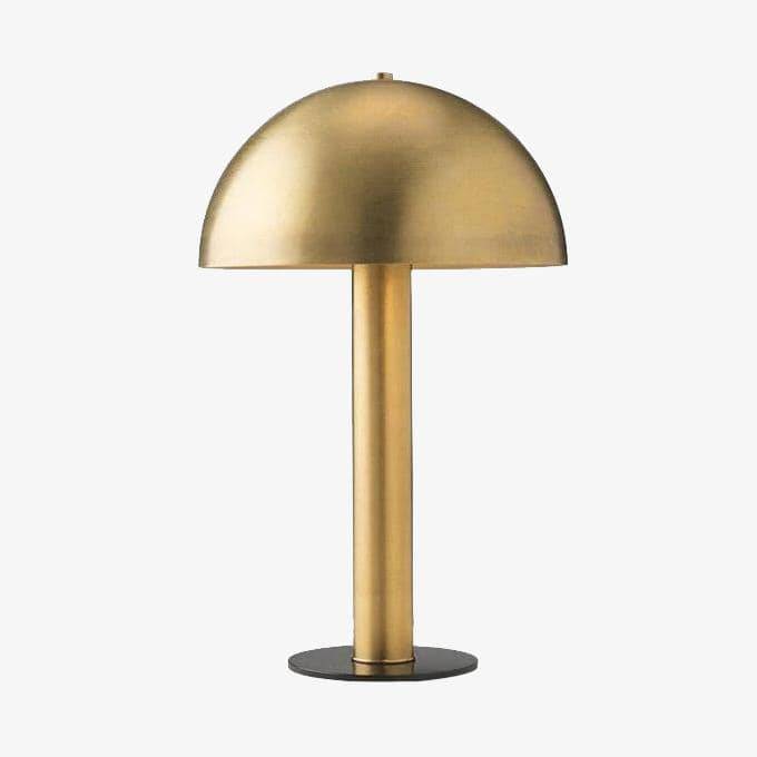 Lampe à poser design LED en métal style Mushroom
