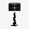 Lampe à poser design noire avec abat-jour Creative