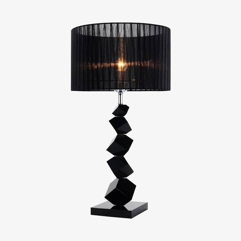 Lampe à poser design noire avec abat-jour Creative