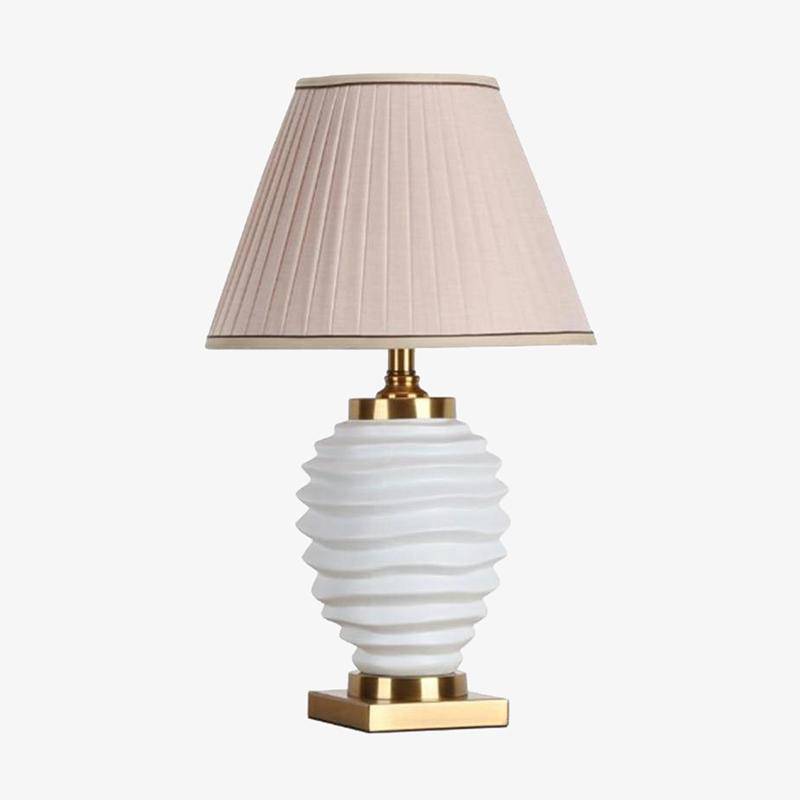 Lámpara de mesa de cerámica Wave LED de Dohia