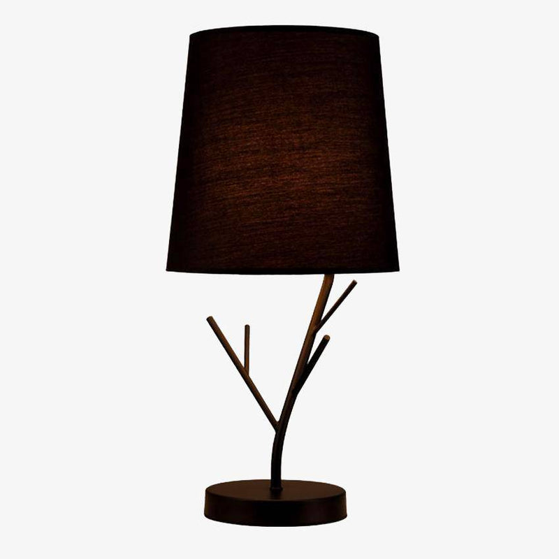 Lampe à poser LED en forme d'arbre avec abat-jour