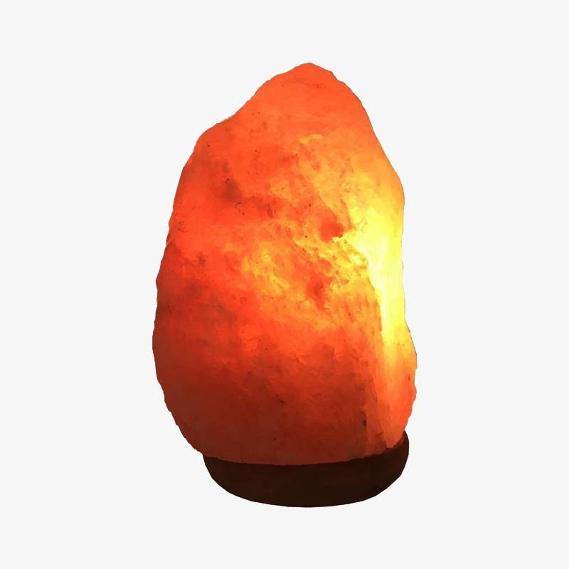 Lámpara de mesa LED de piedra de sal del Himalaya
