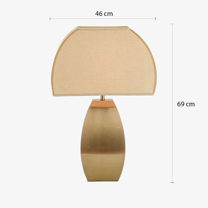 Modern table lamp with lampshade dome Julieta