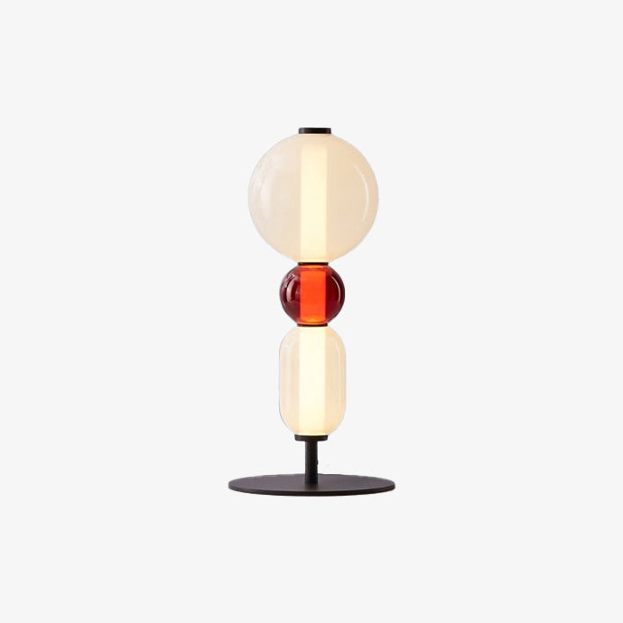 Albane modern LED table lamp in the shape of stones