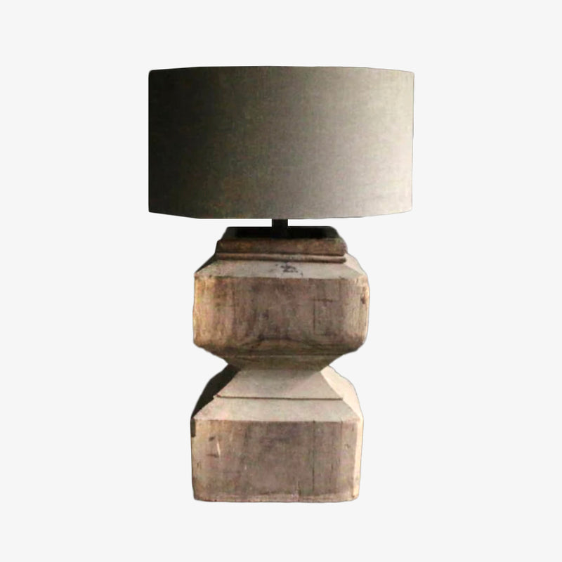 Scandinavian table lamp with lampshade cylindrical Bonno