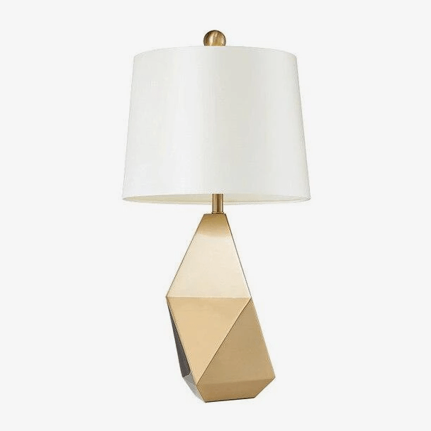 Brand geometric gold design bedside lamp