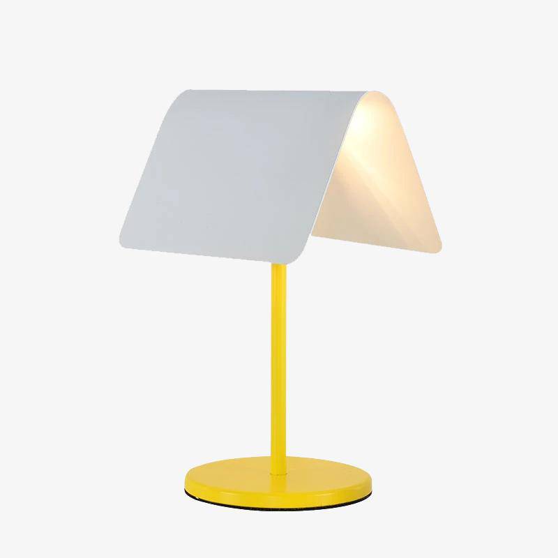 Lampe de chevet design jaune Creative