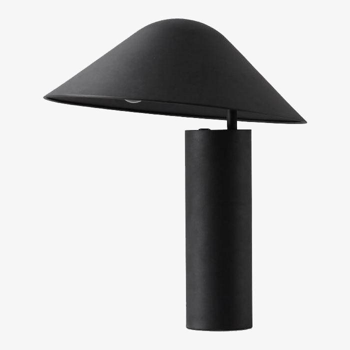 Black design bedside lamp Luxe