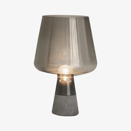 Lampe de chevet vintage en verre Loft
