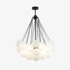 Lustre design avec multiples boules en verre Triz