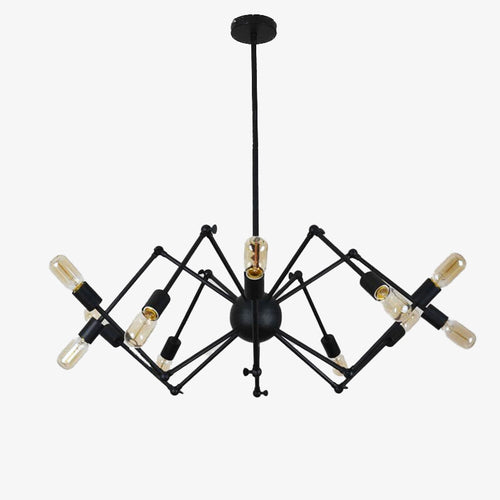 Lustre design en métal avec bras articulés ajustables Spike