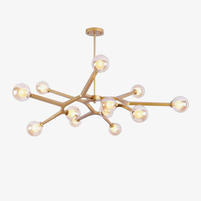 LED glass ball chandelier