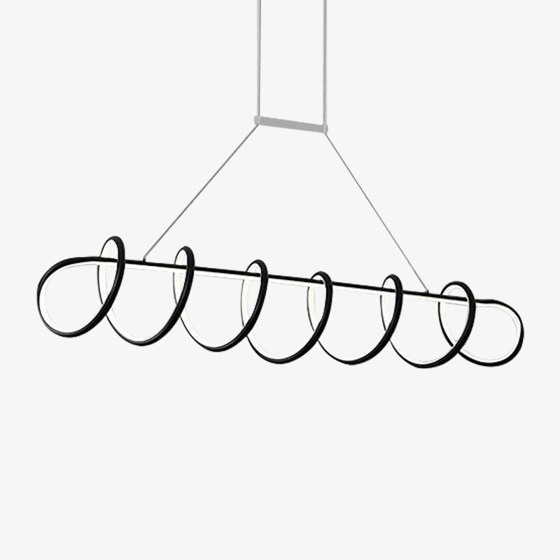 Lustre design LED en spirale suspendu Acrylic - vue 5 sur 6