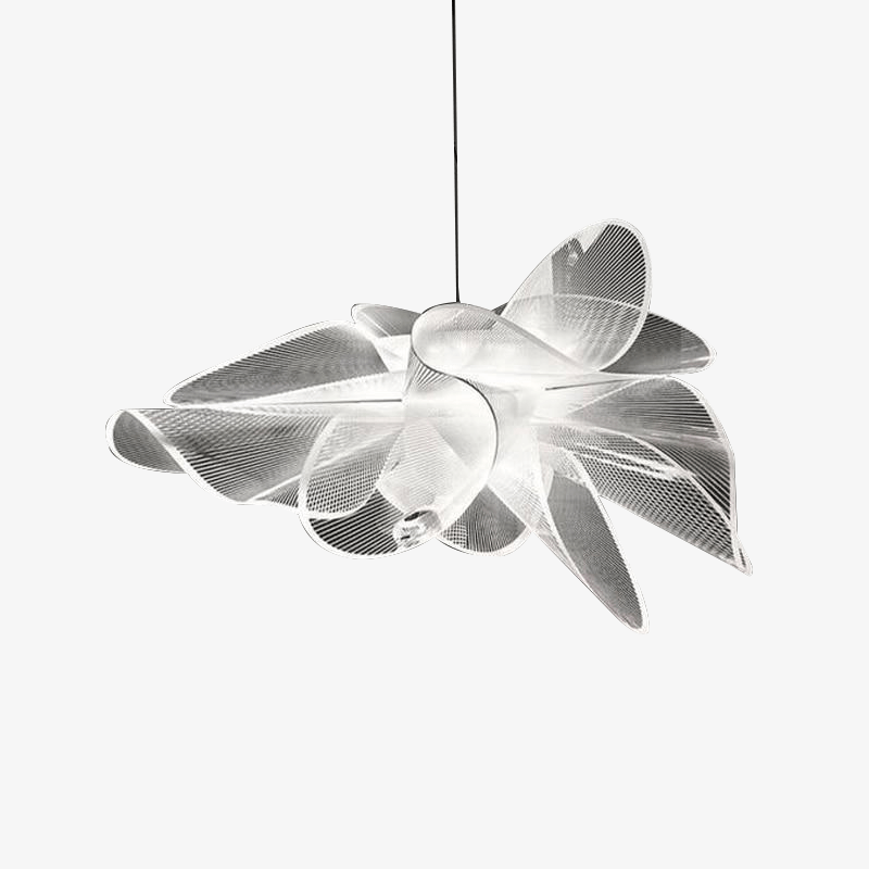 Lustre design moderne LED en fleur Italian designer