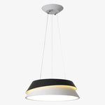 Lustre LED design moderne noir et blanc