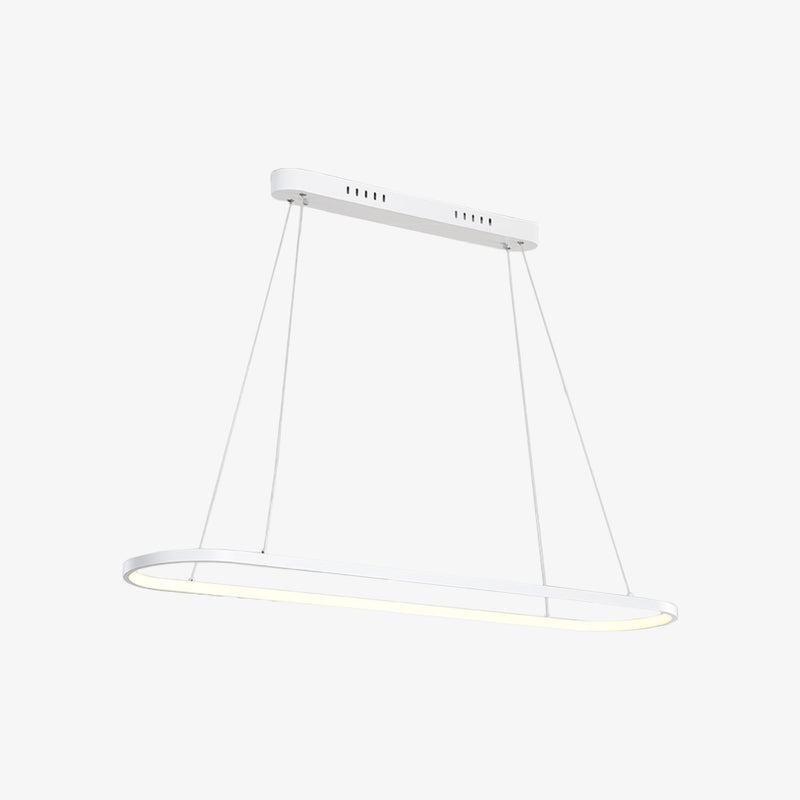 Araña de LEDs design suspendida en aluminio curvado