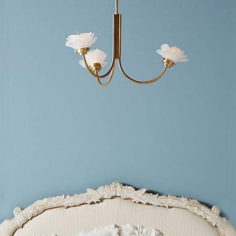 Lustre moderne avec ampoules en forme de rose Florenzia - vue 2 sur 5