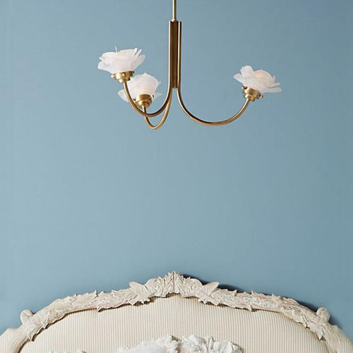 Lustre moderne avec ampoules en forme de rose Florenzia