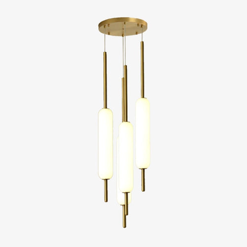 Lustre moderne avec plusieurs lumières suspendues Ritta