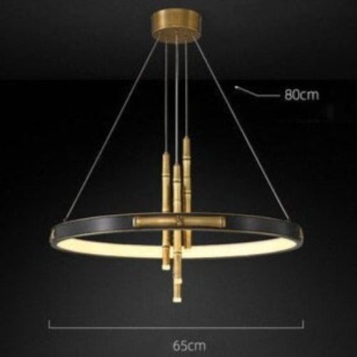 Lustre moderne et circulaire style chinois luxury Yoshi - vue 5 sur 6