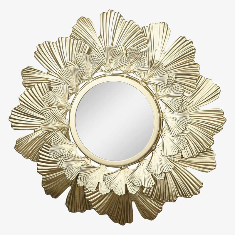 Round decorative wall mirror sunburst 40cm